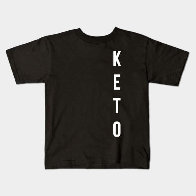 Keto Vertical Kids T-Shirt by FoodieTees